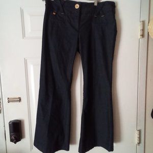 River Island Flare Pant UK size 14/US size 10 dark blue